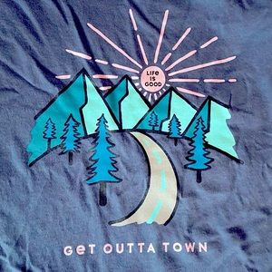 Life is Good Mountain T-Shirt
